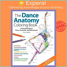 Hình ảnh Sách - The Dance Anatomy Coloring Book - A Visual Guide to Form, Function,  by Samantha Stutzman (UK edition, paperback)