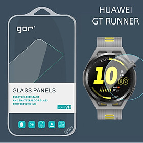 Mua Bộ 3 Kính Cường Lực Dán Màn Hình GOR Dành Cho Huawei Watch GT RUNNER  Trong Suốt - Hàng Chính Hãng