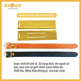 MARK TÊN CHỮ NHẬT ĐEO TÚI GOLF | NASON