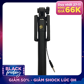 Gậy Chụp Hình Selfie Stick Màu Đen Vàng - Hàng Chính Hãng