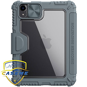 Bao da dành cho iPad Mini 6 2021 hàng chính hãng Nillkin Bumper Leather có nắp bảo vệ camera
