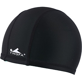 Mũ Bơi Chất Liệu Vải Nylon English Hair Yingfa - Đen