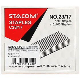Hộp 1000 Kim Bấm Số 23/17 - Stacom 23/17