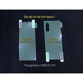Mua Dán dẻo chống trầy full màn hình dành cho điện thoại Sony Xpreia 5