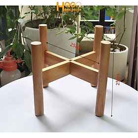 Mua Đôn Gỗ Để Chậu Cây Chân Tròn- Kệ Để Cây Cảnh Trang Trí Nhà Cửa  Sân Vườn Bằng Gỗ Thông Tự Nhiên Bền Đẹp