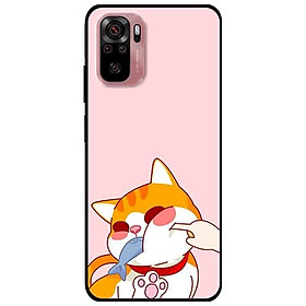Ốp lưng dành cho Xiaomi Xiaomi Redmi Note 10 - Redmi Note 10 Pro - mẫu Mèo Ăn Cá