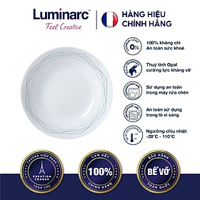 Mua Bộ 6 Đĩa Sâu Thuỷ Tinh Luminarc Diwali Marble 20cm - LUDIP3762