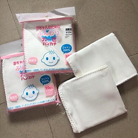 Sét 10 khăn xô sữa trơn công nghệ Nhật ( 1 túi 10 chiếc)