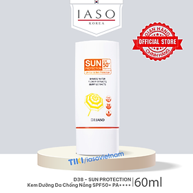 D38 Kem dưỡng da chống nắng Dr IASO Sun Protection Spf50+/Pa++++ 60ml