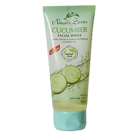 Gel Rửa Mặt Dưa Leo- Cucumber Soft Facial Wash Tube 100ml