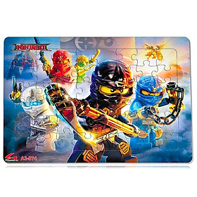 Tranh Xếp Hình A3 48 Mảnh - Ninja Go A3-074