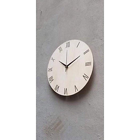 Mua Đồng Hồ Treo Tường Trang Trí Kiểu Vintage Kim Trôi Không Tiếng Động
