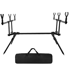 Adjustable Retractable Carp Fishing Rod Pod Stand Holder Fishing Pole Pod Stand