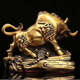 Mua Tượng con trâu sửu bằng đồng thau phong thuỷ Hồng Thắng