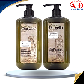 Bộ Dầu Gội và Dầu Xả D'angello Keratin 800ml