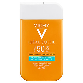 Gel Chống Nắng Phiên Bản Bỏ Túi Vichy Ideal Soleil Ultra Light & Fresh Spf 50 UVB + UVA (30ml) - MB054800