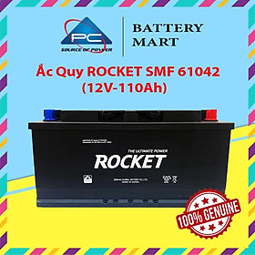 Bình Ắc Quy 12V-110Ah, Ắc Quy ROCKET SMF 61042