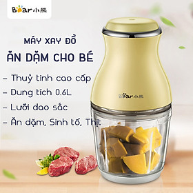 Mua Máy xay thịt  xay sinh tố  xay đồ ăn dặm cho bé Bear QSJ-B20R1 dung tích 0.6l công suất 300W chính hãng