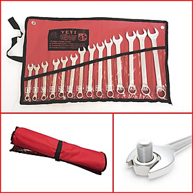 Bộ cờ lê vòng miệng đa năng 14 chi tiết 8-24mm