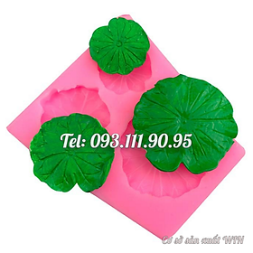 Mua Khuôn silicon làm rau câu 3 lá sen lớn nhỏ - Mã số 1228