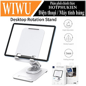 Mua Giá đỡ kệ đỡ cho iPad / Tablet / máy tính bảng xoay 360 độ hiệu WIWU Destop Rolation Stand ZM-010 - thay đổi chiều cao  xoay mọi góc độ  gấp gọn khi không sử dụng - Hàng nhập khẩu