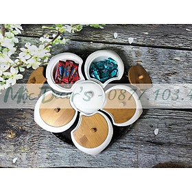 Mua HŨ ĐỰNG MỨT KHAY SỨ CÓ NẮP GỖ HOT NHẤT TRÊN THỊ TRƯỜNG