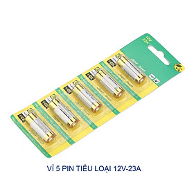Mua Combo bộ 5 viên pin tiểu 12V23A cho điều khiển cửa cuốn  điều khiển từ xa khác (remote)