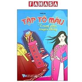 Sách - Tập Tô Màu - Trang Phục Truyền Thống
