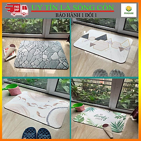Mua Thảm đá lau chân nhà tắm siêu thấm hút Nhật Bản Kích Thước 39x60x0.9cm