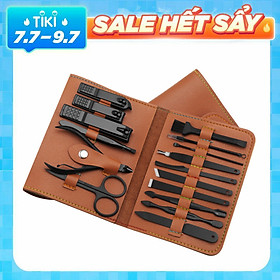 Bộ dụng cụ làm móng 16 món tiện dụng