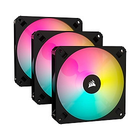 Bộ 3 quạt máy tính Corsair AR120, 120mm iCUE RGB Fan, ARGB - Hàng Chính Hãng