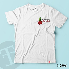 ATN-2596 Áo Thun Nữ Tay Ngắn In Logo You make my heart skip a beat