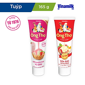 Bộ 24 Tuýp SĐCĐ Vinamilk Ông Thọ Đỏ - Loại Tuýp 165g