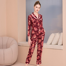 Bộ Đồ Satin Dài Nữ Vincy Thoáng Mát BSD010S31