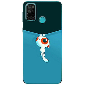 Ốp lưng dành cho Vsmart Joy 4 mẫu Mèo kéo rèm