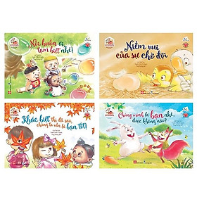 Bộ Sách Sách Song Ngữ Bồi Dưỡng Tâm Lý, Trí Tuệ Cho Trẻ (Bộ 4 Cuốn)