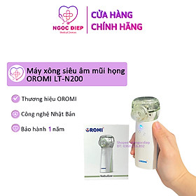 Máy xông khí dung cầm tay OROMI LT-N200 - Xông mũi họng siêu âm không tiếng ồn cao cấp