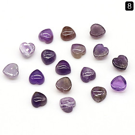 Mua Đá Phong Thủy Hình Trái Tim Nhiều Màu Size 1 Cm