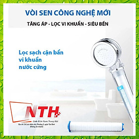 Vòi sen YC-300 tăng áp lõi lọc nước khử khuẩn Hàn Quốc - Tặng thêm 1 lõi lọc-NTH