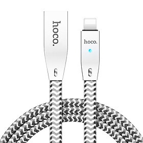 Cáp Lightning tự ngắt khi sạc đầy 1.2M Hoco U11 - Chính hãng