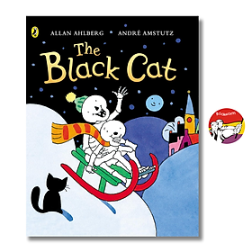 Sách - The Black Cat (Funnybones Series) | Childrens Picture Book / Ngoại văn Thiếu nhi Nhập khẩu UK