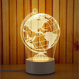 Mua Đèn ngủ led trang trí - Quà tặng xinh ý nghĩa QUẢ ĐỊA CẦUU 3d