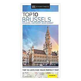 Download sách [Hàng thanh lý miễn đổi trả] Top 10 Brussels, Bruges, Antwerp and Ghent - Pocket Travel Guide (Paperback)