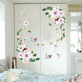 Mua Decal dán tủ dán tường dán cửa kính hoa sang trọng