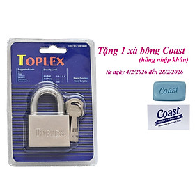 Ổ khóa TOPLEX 1205-50 mm cao cấp, khóa an toàn, chống chìa giả, chất liệu hợp kim thép, lõi hợp kim đồng. - 50 mm