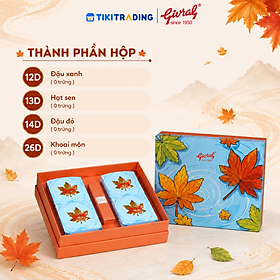 [Hộp 4 Bánh 150gr] Bánh Trung Thu Givral Trăng Thanh 1 Dùng Chay