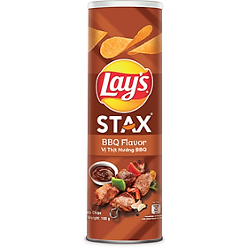 Lay's Stax Khoai Tây Miếng Vị Thịt Nướng BBQ 90gr