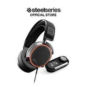 Tai nghe chụp tai gaming có dây SteelSeries Arctis Pro kèm GameDAC màu đen, âm thanh Hi-Res,Hàng chính hãng, Bảo hành 1 năm