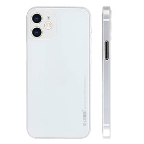 Ốp lưng nhám cho iPhone 12 (6.1 inch) siêu mỏng 0.3mm hiệu Memumi ( có gờ bảo vệ camera, mỏng 0.3mm, chống trầy, chống bụi) - Hàng nhập khẩu