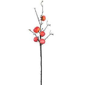 Mua Cành Quả Hồng Giả - Decor Trang Trí Nhà Cửa - Chất Liệu Cao Cấp - ĐỎ